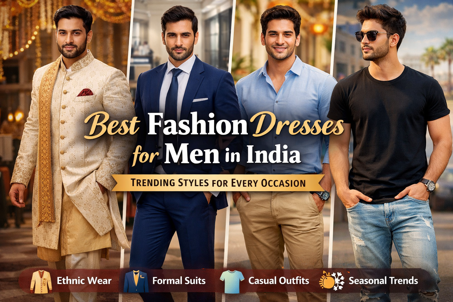 Best Fashion Dresses for Men in India